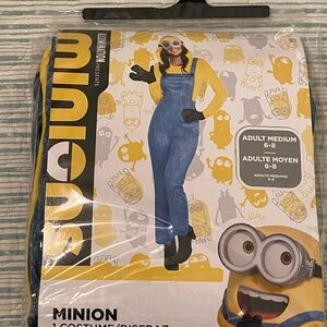 Minion Costume with Overalls size 6-8